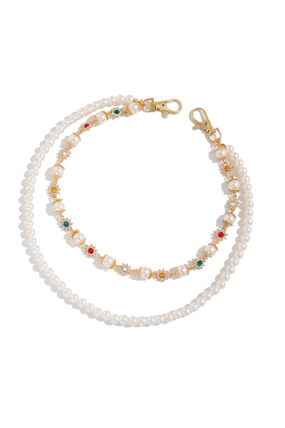 Stylish Punk Pearls Chain Cool Trousers Chain Jeans Chain Hiphop Waist Jewelry