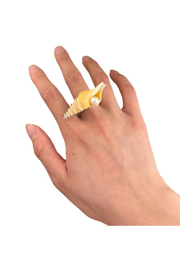 Stylish Seashells Rings For Women Trendy Beach Jewelry Finger Accessories Fashion Party Accessory