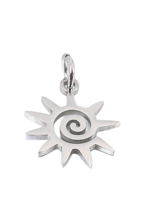 Sun Charm Pendant for Jewelry Making DIY Earring Necklace Keychain Accessories