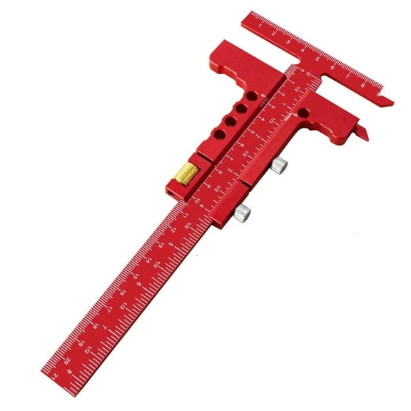 Giaone T-shaped Ruler Measuring Rule Woodworking Marking Ruler for Wood Craft