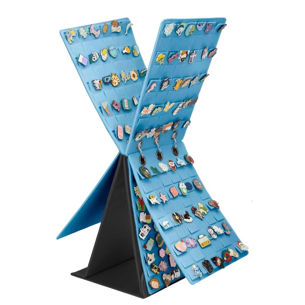 Giaone Tabletop Felt Brooch Display Rack Rotation Multilevel Home ...