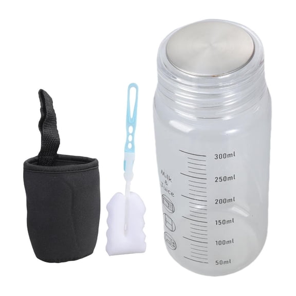 Giaone Temperature Resistant Glass Container 300ml With Graduated Markings Water Cup