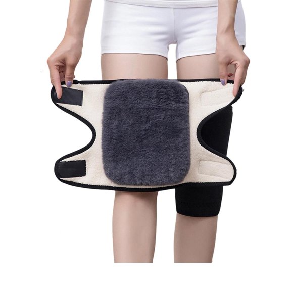 Giaone Thermal Plush Knee Protectors Double Layer Insulation Outdoor Sports Gear