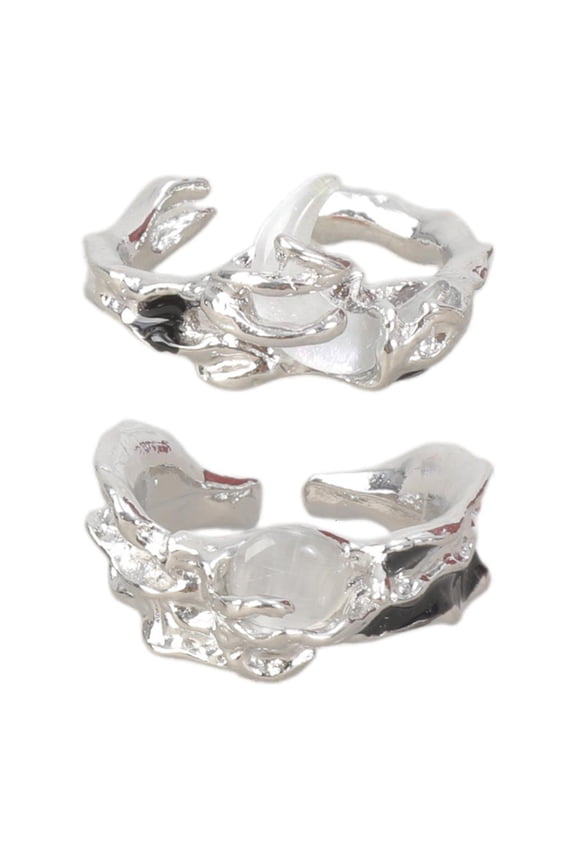 Fashionable Alloy Moon Sun Rings For Couples Seeking Meaningful Jewelry