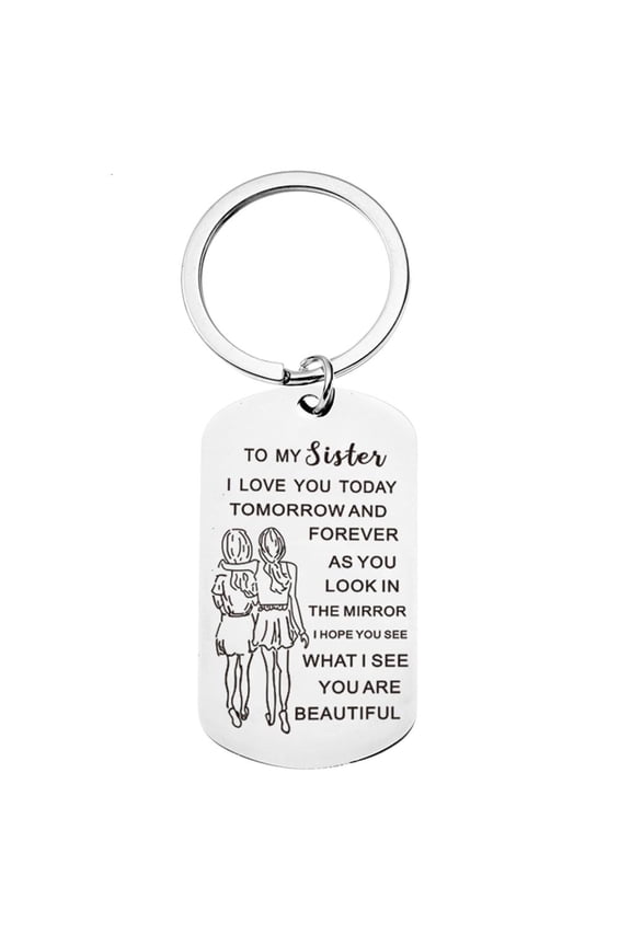 Trendy Friend Key Holder Customizable Engraving Keyrings Bags Decortaions