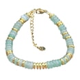 thumbnail image 1 of Giaone Trendy Handmade Beaded Handchain Colorful Natural Stone Beads Chain Bracelet, 1 of 8
