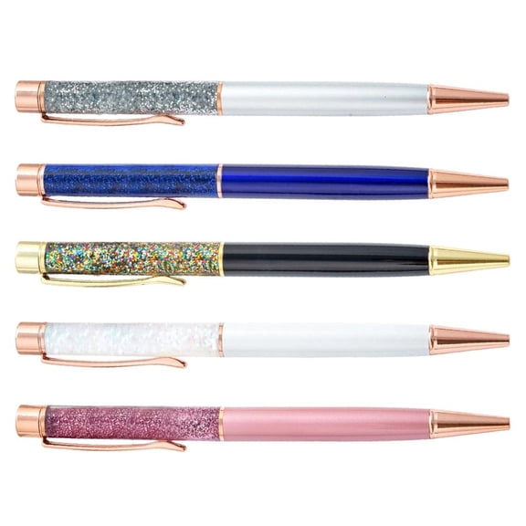 Giaone Twist Action Metal Ballpoint Pens with Metal Clip 1.0MM Tip for Note Taking