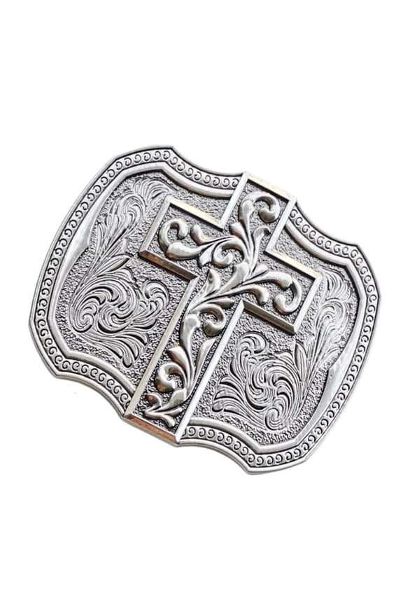Unique Crosses Pattern Alloys Buckles Features Retros For Personality Styles