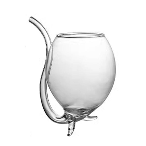 Giaone Unique Design Vampires Wine Cup with Drinking Straw for Party Drink