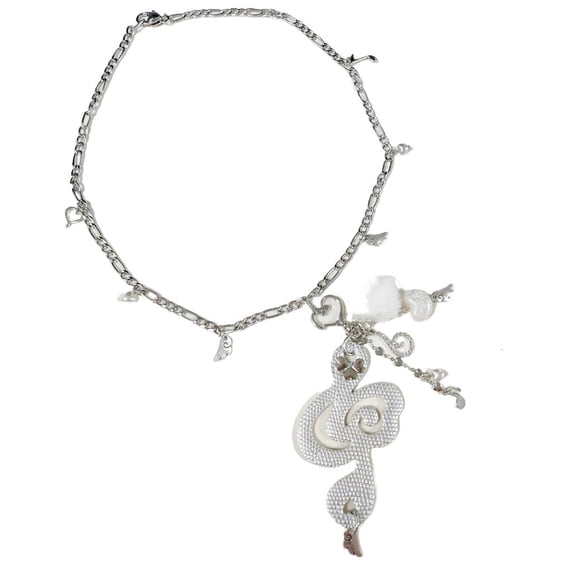 Giaone Music Note Pendant Necklace Simple Necklace Date Jewelry Plastic Texture