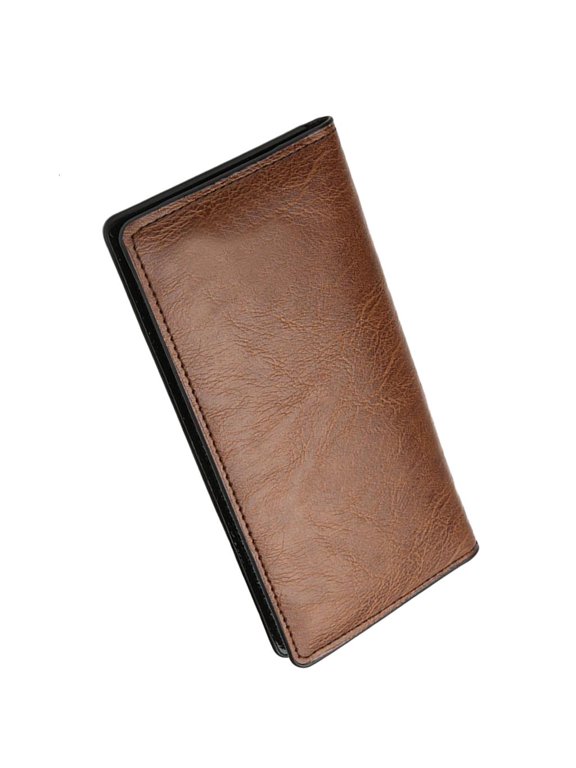 Versatile Men PU Wallet Square Bag Convenient Organization for Cards & Cash