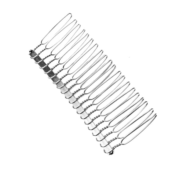 Giaone Wedding Veil Hair Side Combs with Long Teeth Hairpins Grips Barrettes Clamps