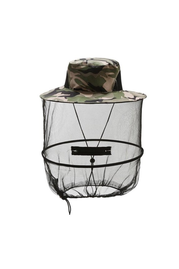 Wide Brims Insectproof Mesh Hat Multiple Camouflage Color AntiMosquito Sun Hat