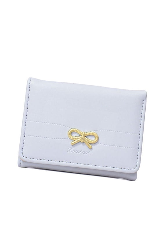 Woman Wallet Bows Card Holder PU Change Purse Coin Purse Short Purse