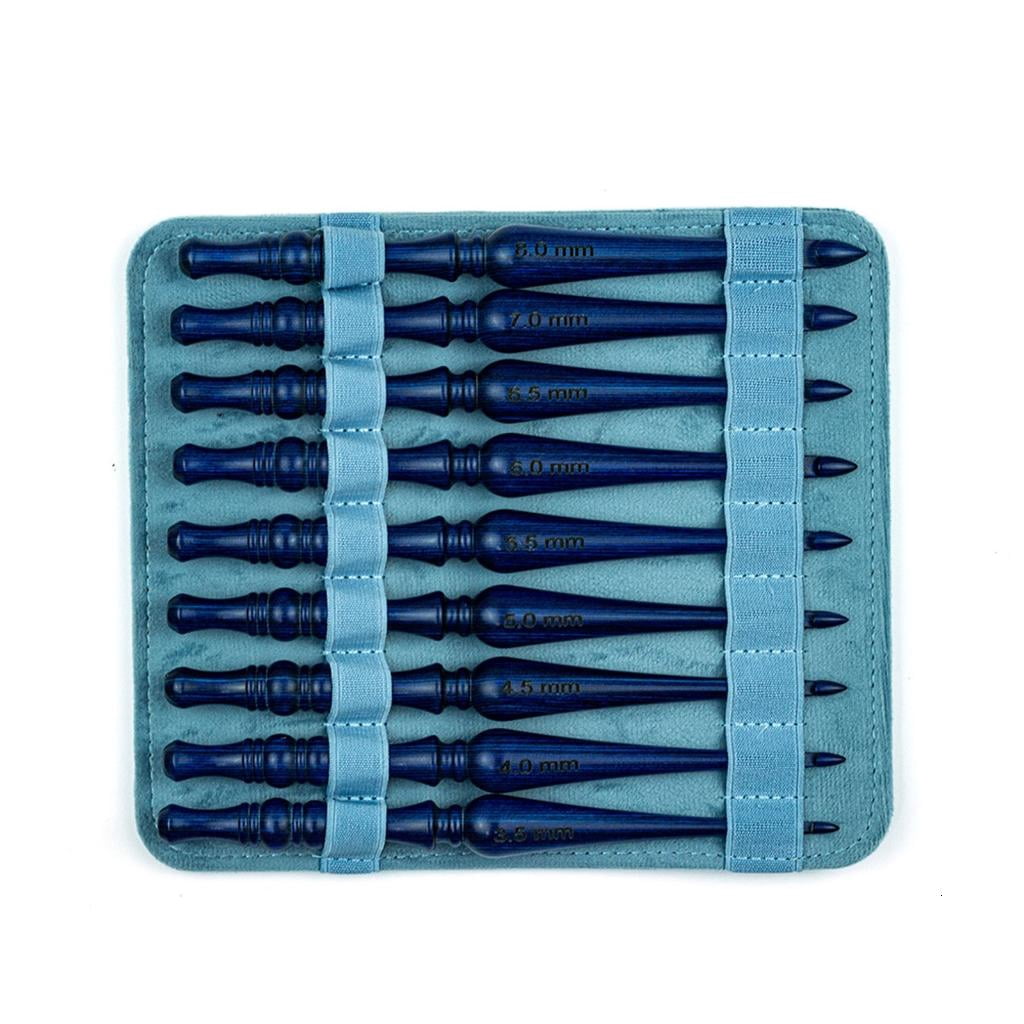 Giaone Wooden Crochet Needle Set In Elegant Retro Designs For Creation