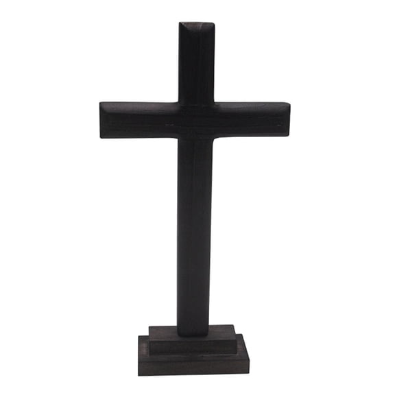 Giaone Wooden Standing for Cross Decor Wall Table Altar for Cross with Stand for Prayer