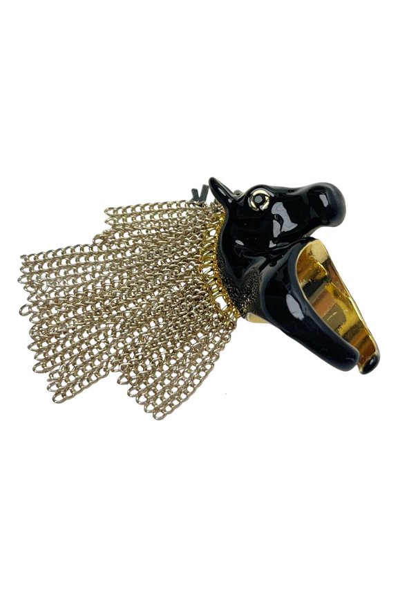 Zebras Inspired Adjustable Rings With Elegant Tassels Accent Suitable For Teens And Adults