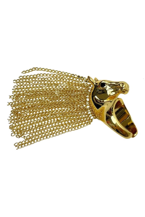 Zebras Inspired Adjustable Rings With Elegant Tassels Accent Suitable For Teens And Adults