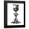 thumbnail image 1 of Giardini, Giovanni 15x18 Black Modern Framed Museum Art Print Titled - Black and White Goblet III, 1 of 5