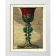 thumbnail image 1 of Giardini, Giovanni 15x18 White Modern Wood Framed Museum Art Print Titled - Red Goblet I, 1 of 4