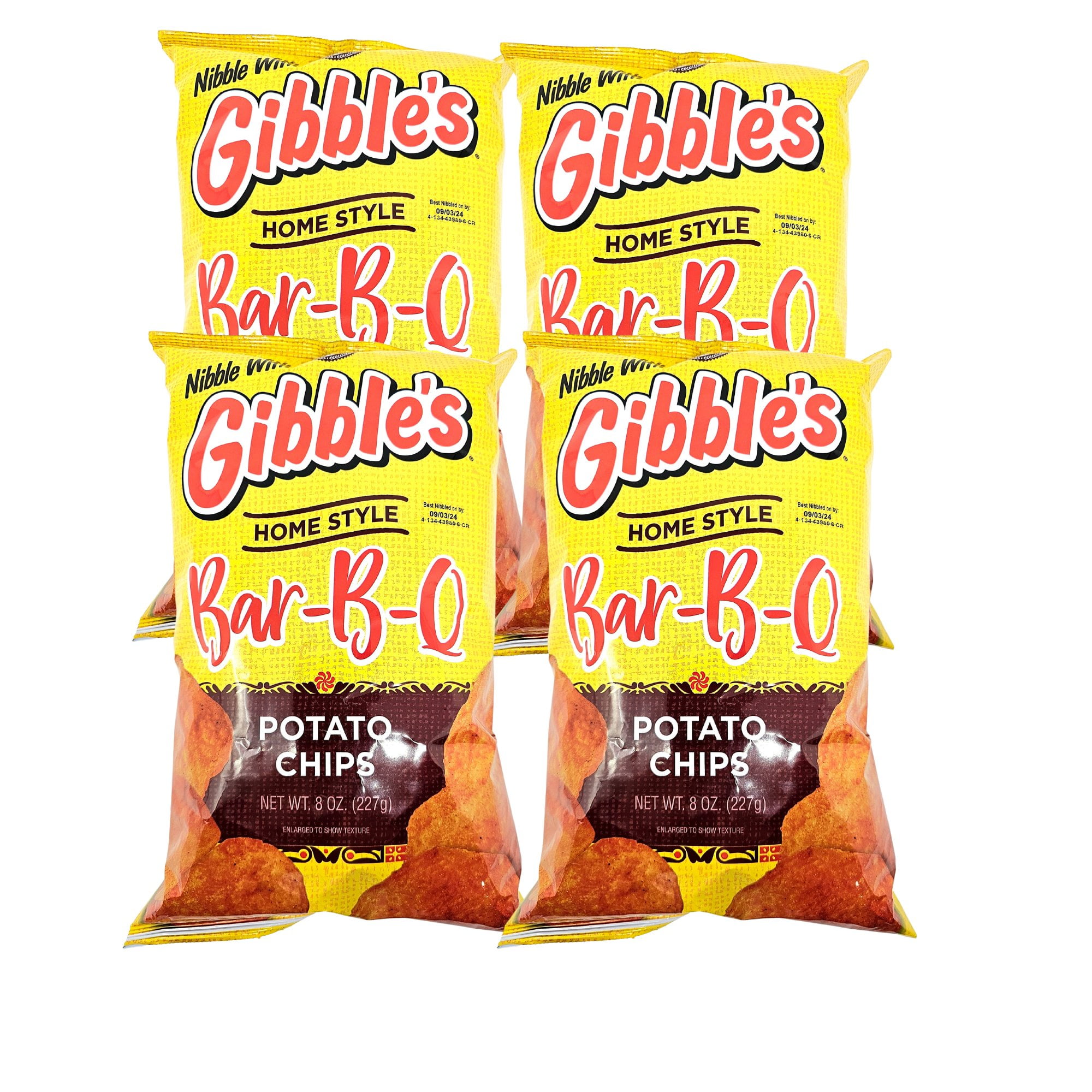 Gibbles Home Style BarBQ Potato Chips