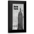 thumbnail image 1 of Gibbons, Lauren 10x18 Black Modern Framed Museum Art Print Titled - NY, 1 of 5