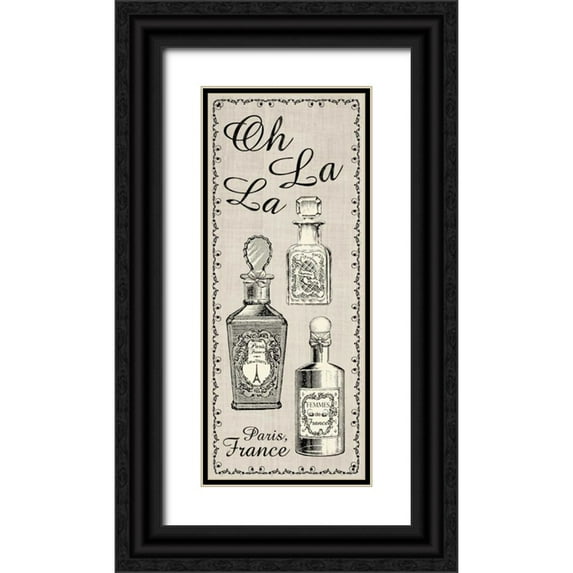 Gibbons, Lauren 10x18 Black Ornate Wood Framed with Double Matting Museum Art Print Titled - Perfume Linen 2