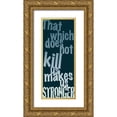 thumbnail image 1 of Gibbons, Lauren 10x18 Gold Ornate Wood Framed with Double Matting Museum Art Print Titled - Makes Us Stronger, 1 of 4