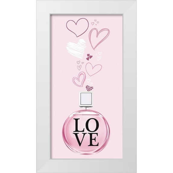Gibbons, Lauren 11x18 White Modern Wood Framed Museum Art Print Titled - Perfume