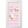 thumbnail image 1 of Gibbons, Lauren 11x18 White Modern Wood Framed Museum Art Print Titled - Princess Pink Dreams 2, 1 of 4