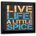 thumbnail image 1 of Gibbons, Lauren 12x12 Black Modern Framed Museum Art Print Titled - Spice, 1 of 5