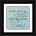 thumbnail image 1 of Gibbons, Lauren 12x12 Black Ornate Wood Framed with Double Matting Museum Art Print Titled - Imagine, 1 of 4