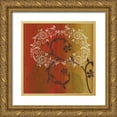 thumbnail image 1 of Gibbons, Lauren 12x12 Gold Ornate Wood Framed with Double Matting Museum Art Print Titled - Floral 2, 1 of 4