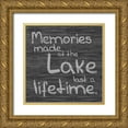 thumbnail image 1 of Gibbons, Lauren 12x12 Gold Ornate Wood Framed with Double Matting Museum Art Print Titled - Lake, 1 of 4