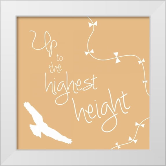 Gibbons, Lauren 12x12 White Modern Wood Framed Museum Art Print Titled - Highest Height