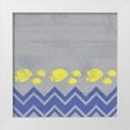 thumbnail image 1 of Gibbons, Lauren 12x12 White Modern Wood Framed Museum Art Print Titled - Striped Fish, 1 of 4