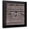 thumbnail image 1 of Gibbons, Lauren 12x14 Black Modern Framed Museum Art Print Titled - Books Soul BW, 1 of 5