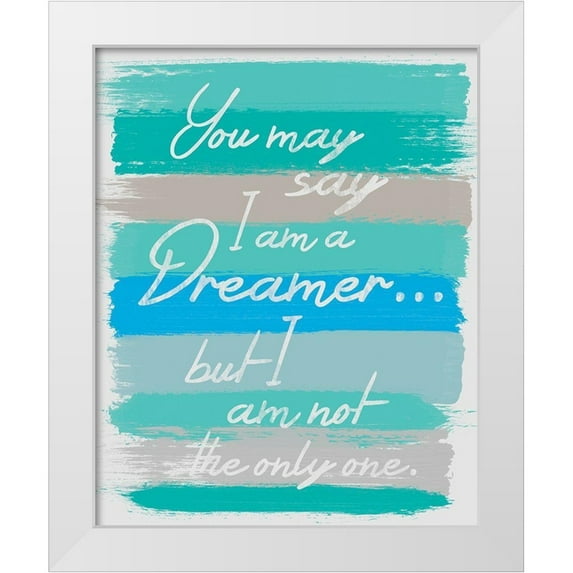 Gibbons, Lauren 12x14 White Modern Wood Framed Museum Art Print Titled - Dreamer