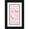 thumbnail image 1 of Gibbons, Lauren 14x24 Black Ornate Wood Framed with Double Matting Museum Art Print Titled - Princess Pink Dreams 2, 1 of 4