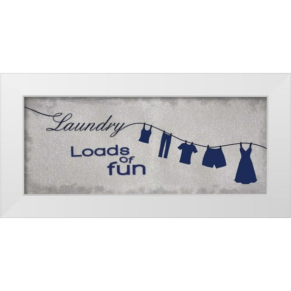 Gibbons, Lauren 14x8 White Modern Wood Framed Museum Art Print Titled - Loads of Fun