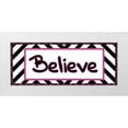 thumbnail image 1 of Gibbons, Lauren 14x8 White Modern Wood Framed Museum Art Print Titled - Tween Believe, 1 of 4