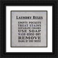 thumbnail image 1 of Gibbons, Lauren 15x15 Black Ornate Wood Framed with Double Matting Museum Art Print Titled - Gray Rukes, 1 of 4