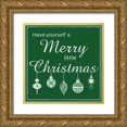 thumbnail image 1 of Gibbons, Lauren 15x15 Gold Ornate Wood Framed with Double Matting Museum Art Print Titled - Merry Christmas, 1 of 4