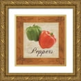 thumbnail image 1 of Gibbons, Lauren 15x15 Gold Ornate Wood Framed with Double Matting Museum Art Print Titled - Peppers, 1 of 4