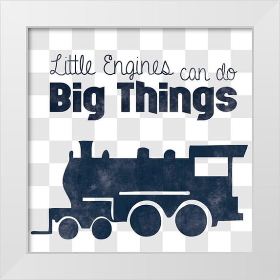 Gibbons, Lauren 15x15 White Modern Wood Framed Museum Art Print Titled - Little Engines