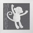 thumbnail image 1 of Gibbons, Lauren 15x15 White Modern Wood Framed Museum Art Print Titled - Monkey, 1 of 4
