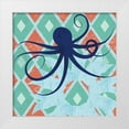 thumbnail image 1 of Gibbons, Lauren 15x15 White Modern Wood Framed Museum Art Print Titled - Under the Sea Octo, 1 of 4