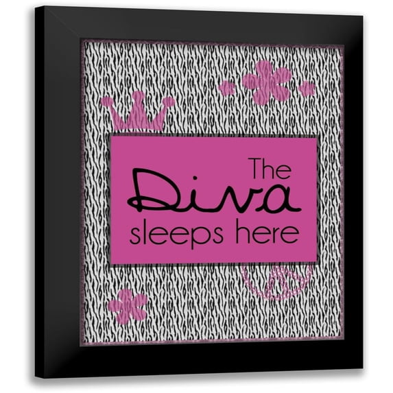 Gibbons, Lauren 15x18 Black Modern Framed Museum Art Print Titled - Diva Sleepers