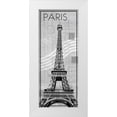 thumbnail image 1 of Gibbons, Lauren 15x32 White Modern Wood Framed Museum Art Print Titled - Paris, 1 of 4