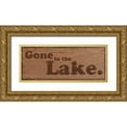 thumbnail image 1 of Gibbons, Lauren 18x10 Gold Ornate Wood Framed with Double Matting Museum Art Print Titled - Gone to Lake 2, 1 of 4